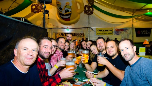 La bière a coulé à flots lors du 9ème Oktoberfest de Monthey